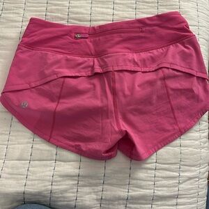 NEVER WORN lulu lemon speed up shorts